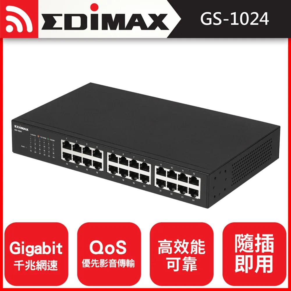 Edimax GS-1024 24埠Gigabit網路交換器【風和資訊】 歷史價格詳細信息