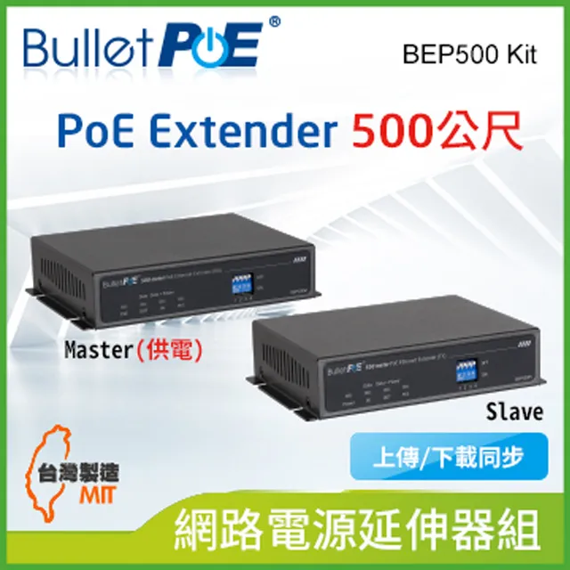 BulletPoE BEP500 Kit 10/100Mbps 500公尺 PoE Extender 網路電源延伸器 歷史價格詳細信息
