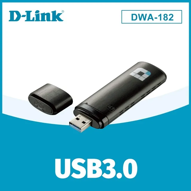D-Link友訊  DWA-182 AC1300 MU-MIMO雙頻USB3.0無線網卡 價格比較,價格查詢,歷史價格詳細信息