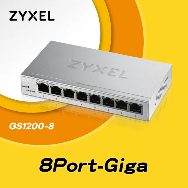 ZYXEL合勤 GS1200-8 8埠Gigabit網頁式管理交換器 歷史價格詳細信息