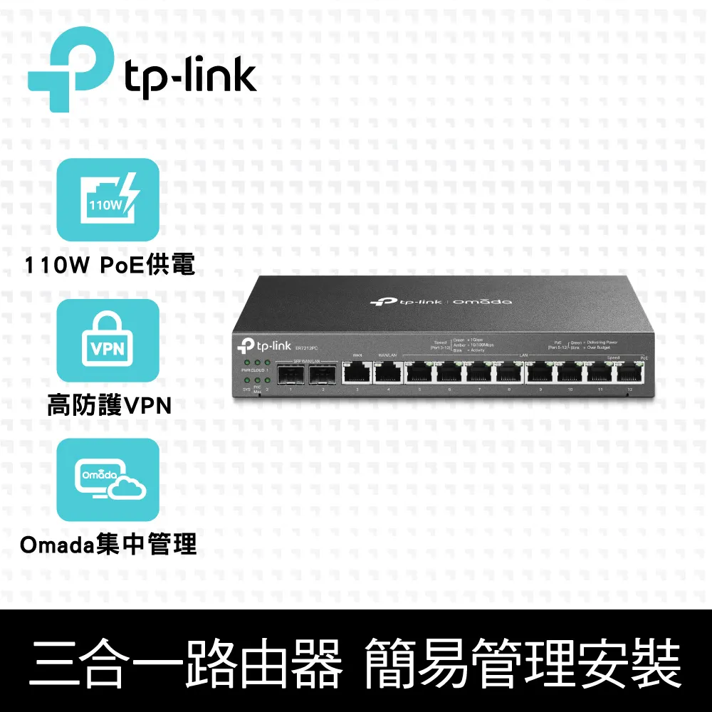 TP-LINK Omada 三合一 VPN 路由器 ER7212PC 歷史價格詳細信息