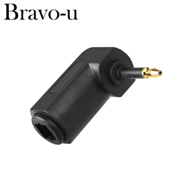 Bravo-u 數位光纖方口轉圓口90度L型轉接頭(2入組) 價格比較,價格查詢,歷史價格詳細信息