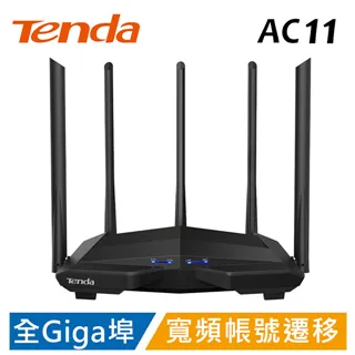 Tenda AC11 AC1200 極速穿牆 全覆蓋雙頻 HighPower 刀鋒戰機無線寬頻分享器 台灣公司貨 歷史價格詳細信息