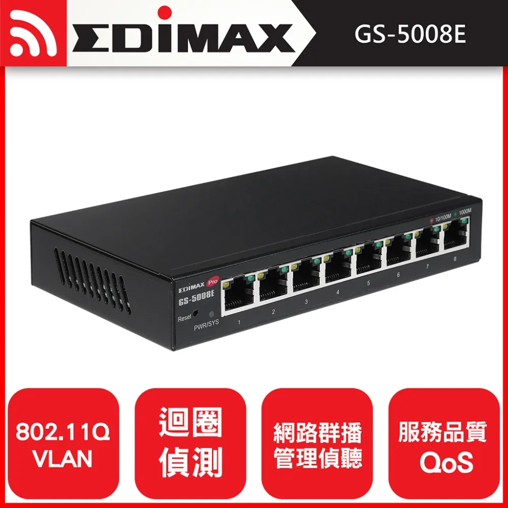 EDIMAX 訊舟 GS-1024 24埠Gigabit網路交換器 歷史價格詳細信息