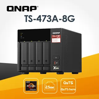 QNAP威聯通 TS-473A-8G【4Bay】四核心/8GB/2.5GbE/NAS/原價屋 歷史價格詳細信息