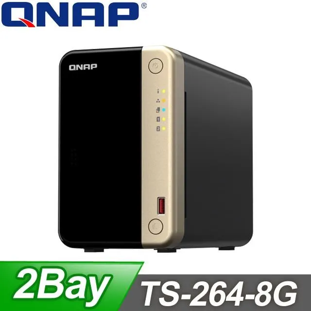 威聯通 QNAP TS-264-8G 2Bay NAS 網路儲存伺服器(空機)【風和資訊】 歷史價格詳細信息