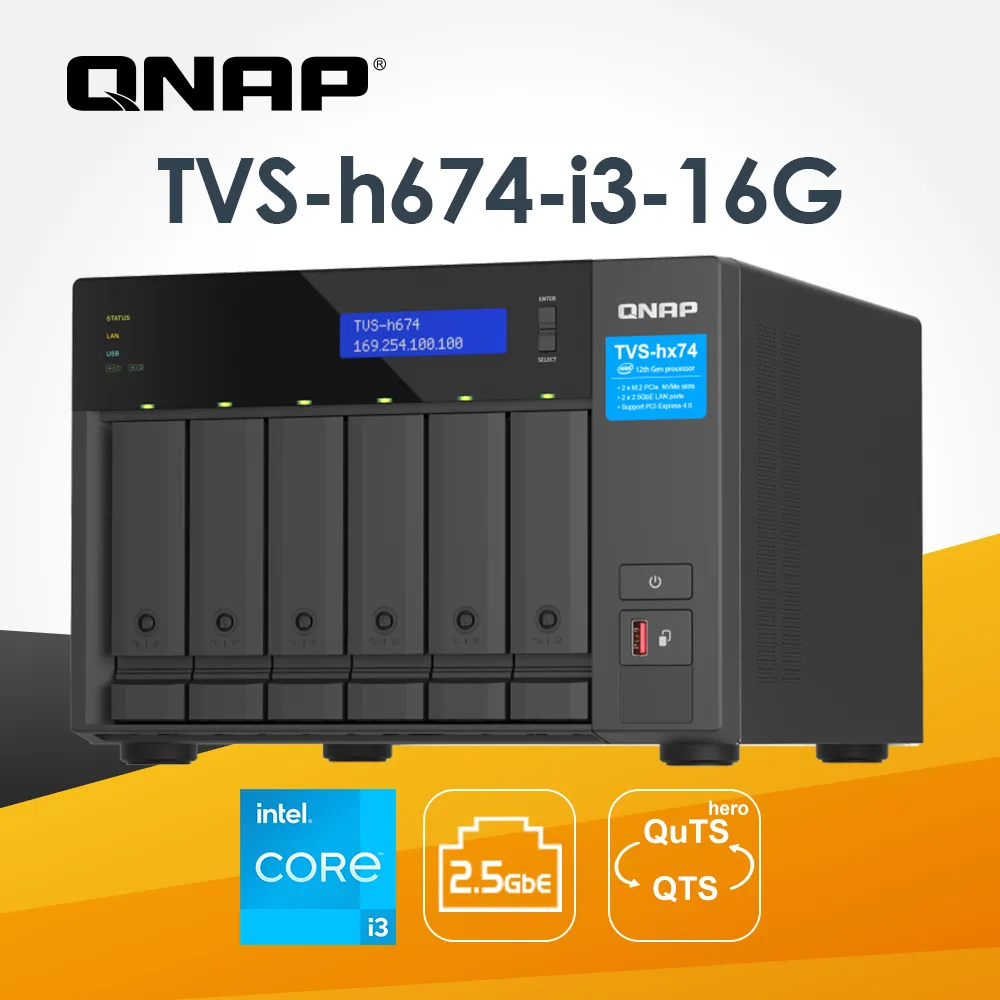 QNAP 威聯通 TVS-h674-i5-32G 6-Bay 2.5GbE NAS(不含硬碟) 歷史價格詳細信息