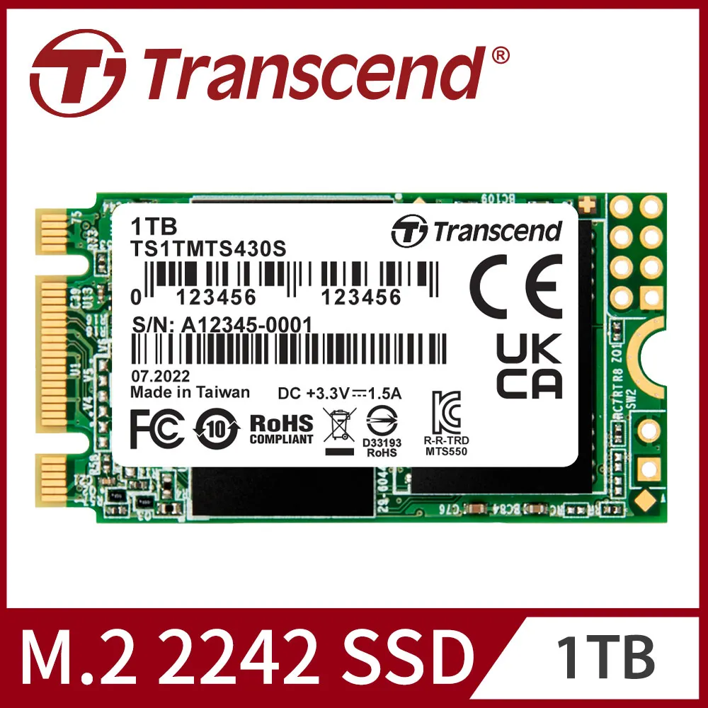 【Transcend 創見】1TB MTS830S M.2 2280 SATA Ⅲ SSD固態硬碟 歷史價格詳細信息