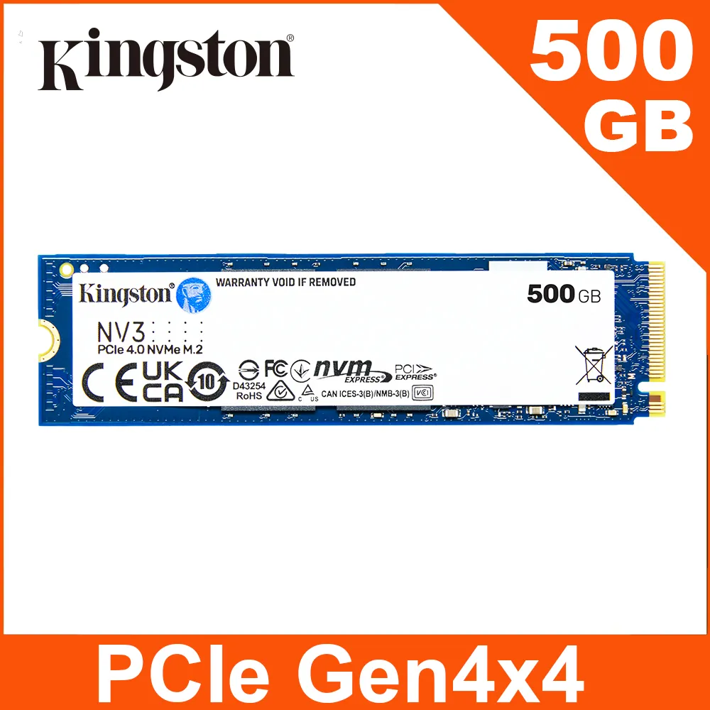 Kingston 金士頓  NV3 500G Gen4 M.2 PCIE SSD 3年保 固態硬碟 歷史價格詳細信息
