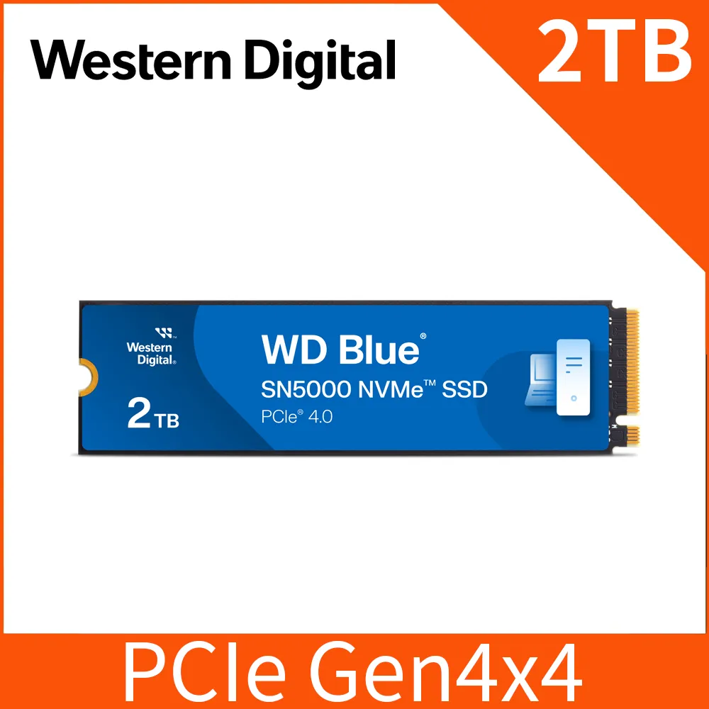WD 藍標 SN5000 2TB M.2 PCIe 4.0 NVMe SSD 歷史價格詳細信息