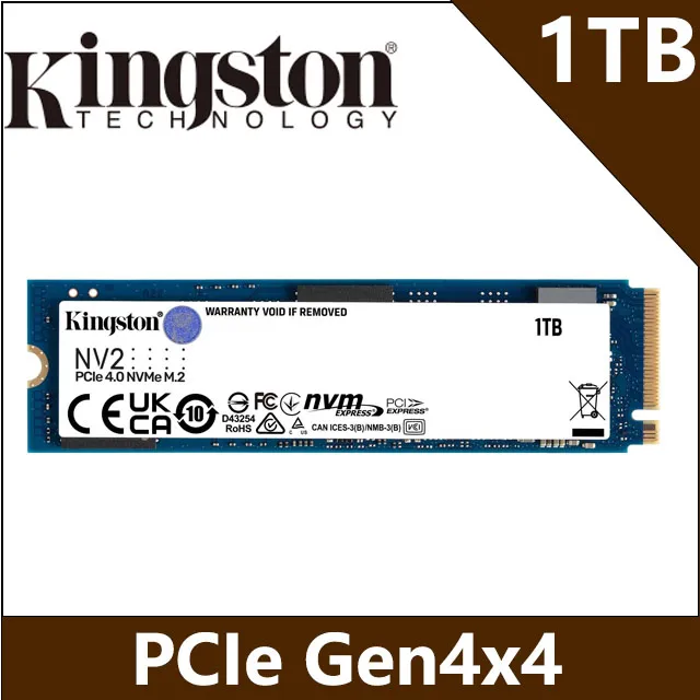 金士頓 Kingston NV2 4TB Gen4 PCIe SSD 固態硬碟 (SNV2S/4000G) 歷史價格詳細信息