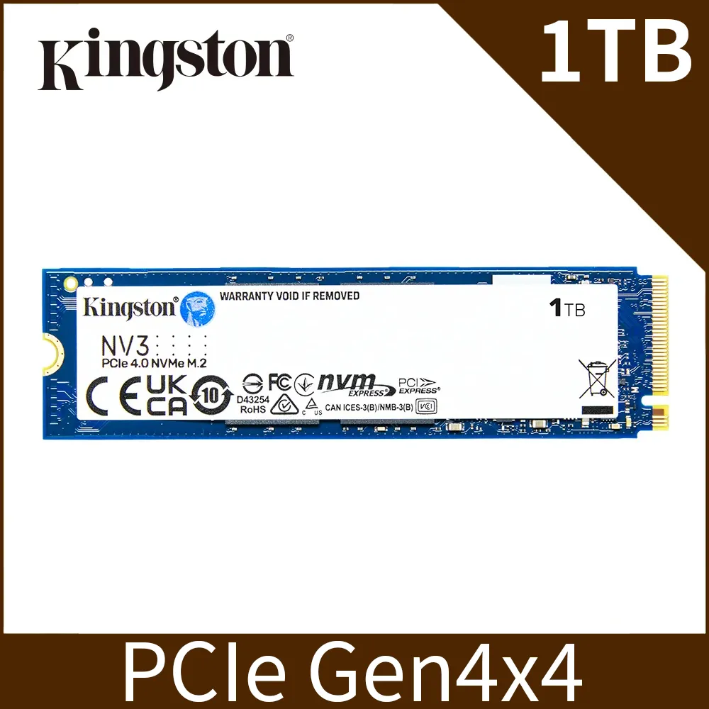 金士頓 Kingston NV3 2T 2TB Gen4 PCIe SSD 固態硬碟 SNV3S 歷史價格詳細信息