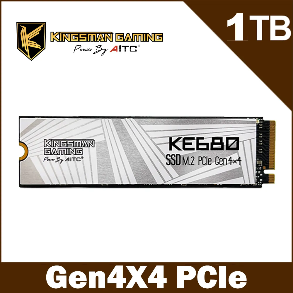 AITC 艾格 KINGSMAN KE680 2TB M.2 PCIe NVMe Gen4x4 SSD固態硬碟 歷史價格詳細信息