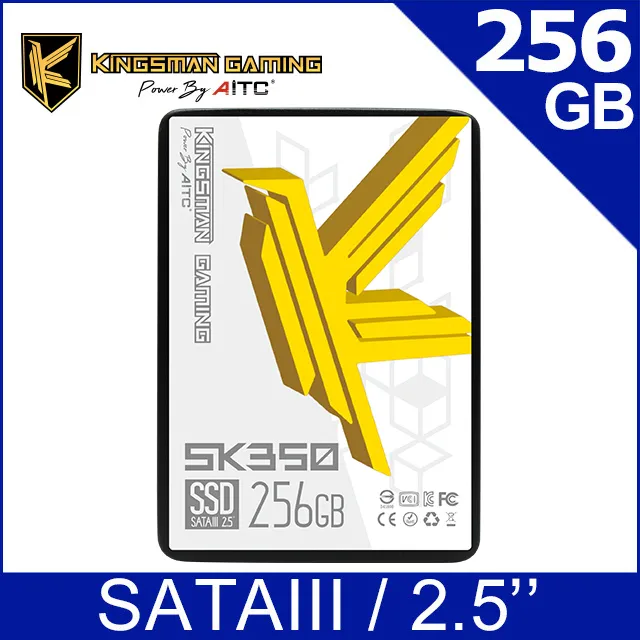 AITC 艾格 KINGSMAN SK150 256GB 2.5吋 SATAⅢ SSD 固態硬碟 歷史價格詳細信息