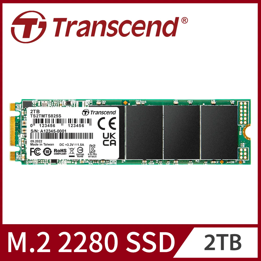 Transcend 創見 MTS825S 2TB M.2 2280 SATA Ⅲ SSD固態硬碟 (TS2TMTS825S) 歷史價格詳細信息