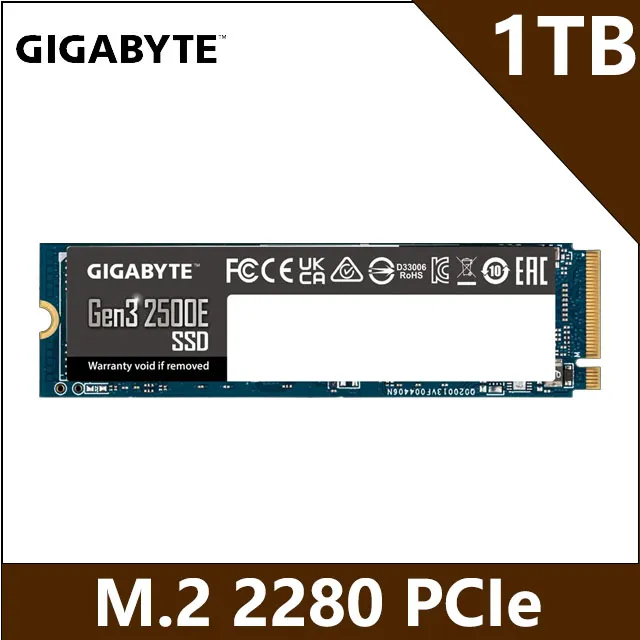 【GIGABYTE 技嘉】Gen3 2500E SSD 1TB(G325E1TB) 歷史價格詳細信息