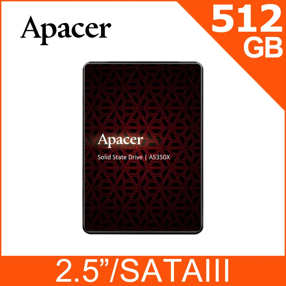【Apacer 宇瞻】AS350X 512GB 2.5吋 SATA SSD 歷史價格詳細信息