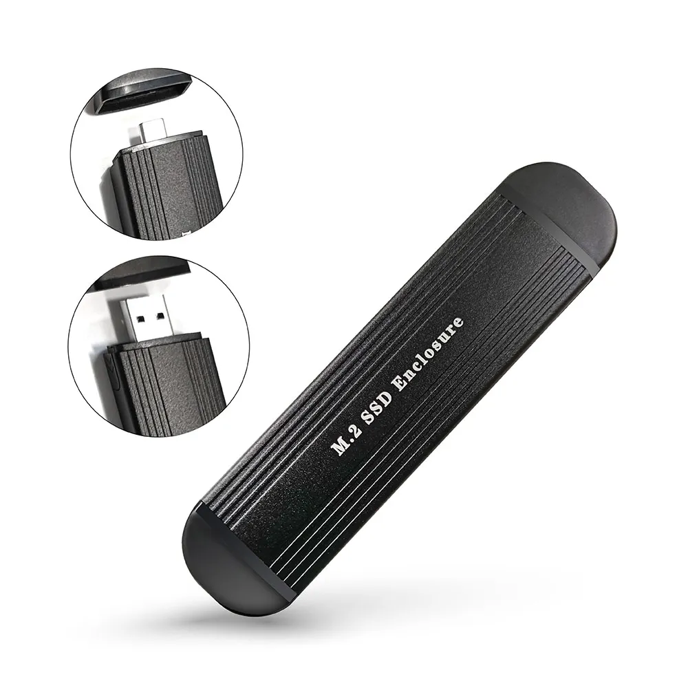 M.2 NVME SSD 固態硬碟外接盒(USB-A+Type-C 雙接頭) 手機 平板 電腦皆可使用 歷史價格詳細信息
