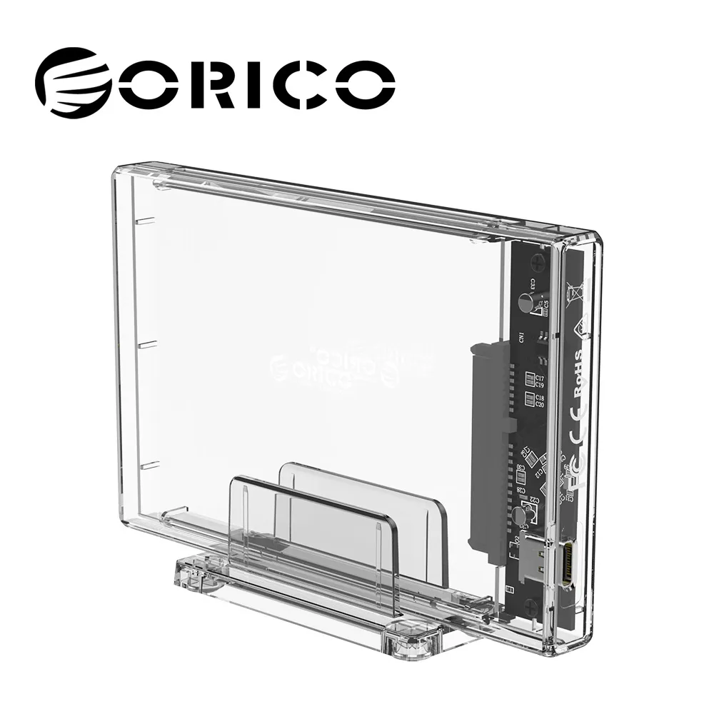 ORICO 外接式 2.5吋硬碟防震矽膠保護盒+USB3.1易驅線套裝 支持4TB /熱插拔/免驅動/OTG 歷史價格詳細信息