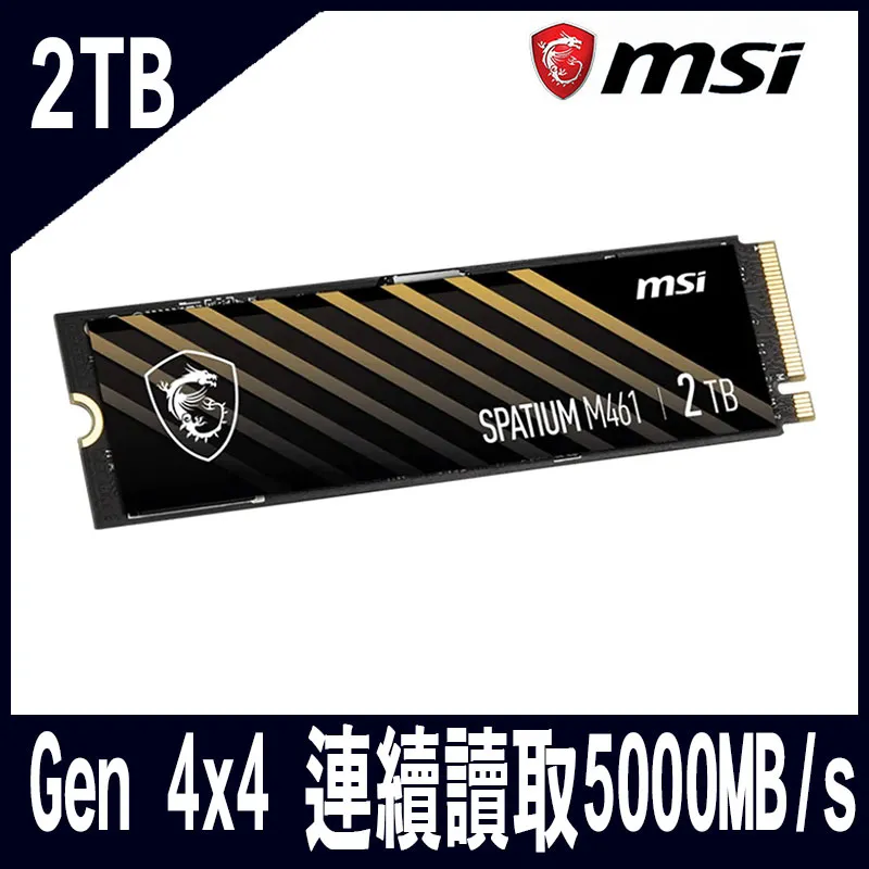 MSI微星 SPATIUM M461 1TB PCIe 4.0 NVMe M.2 SSD-限時促銷 歷史價格詳細信息