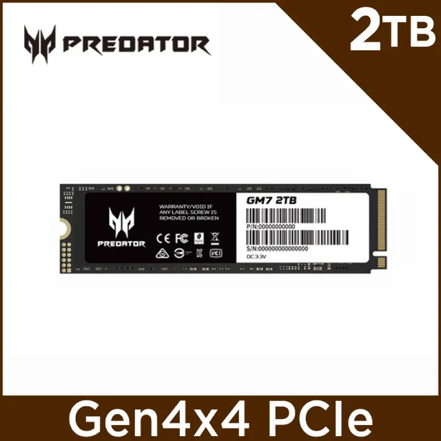 ACER Predator GM7 1TB M.2 PCIe Gen4x4 固態硬碟 全新品????門市優惠價1800 歷史價格詳細信息
