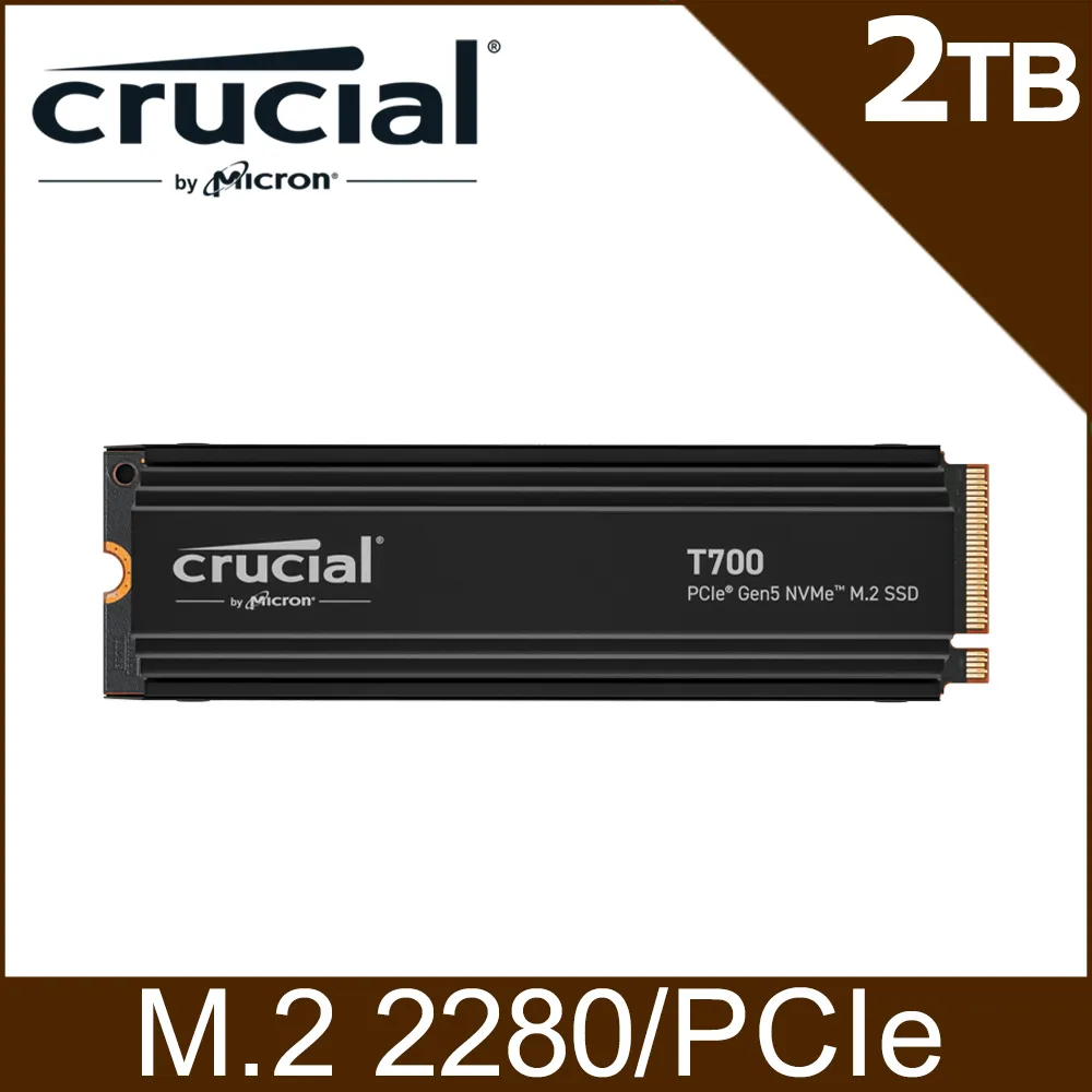美光 Micron Crucial T700 2TB PCIe Gen5 NVMe M.2 SSD (CT2000T700SSD3) 歷史價格詳細信息
