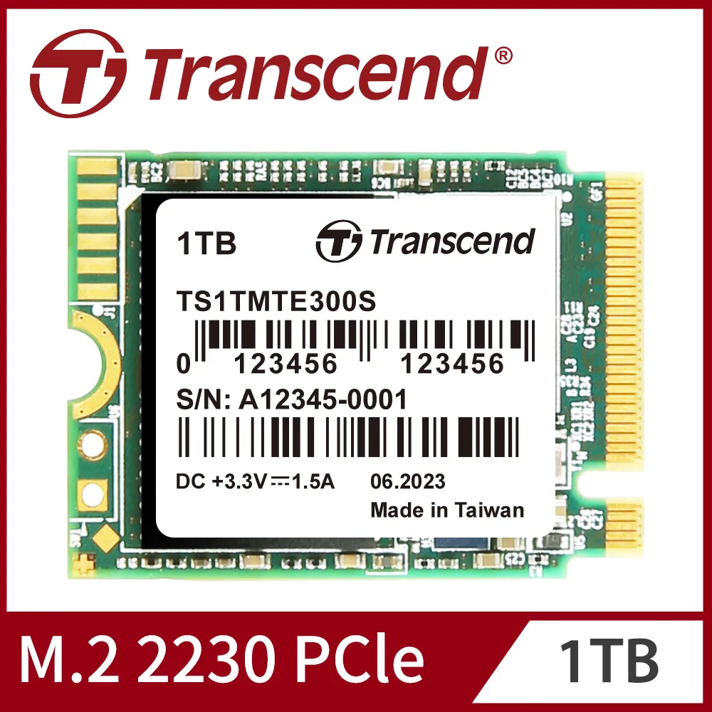 Transcend 創見 MTE300S M.2 2230 PCIe Gen3x4 1TB SSD固態硬碟(TS1TMTE300S) 歷史價格詳細信息