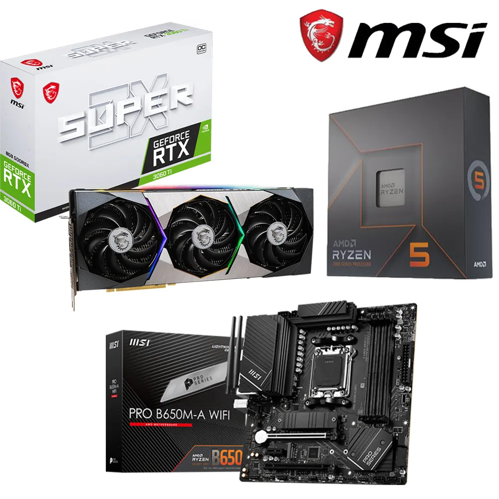 【C+M套餐】AMD R5-7600X處理器+微星 PRO B650M-A WIFI 主機板+微星 GUNGNIR 110R 機殼 歷史價格詳細信息