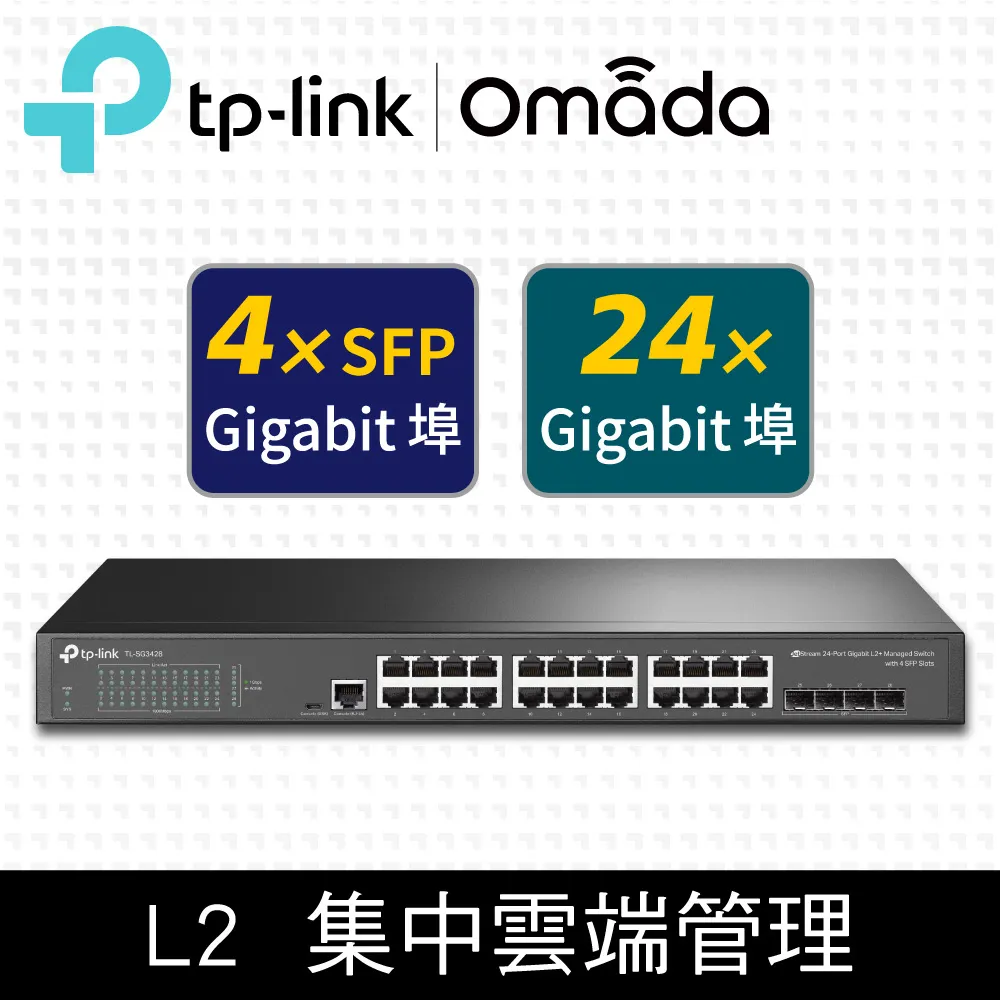 TP-LINK TL-SG3428 JetStream 24埠GigabitL2管理型交換器 4個SFP插槽 歷史價格詳細信息