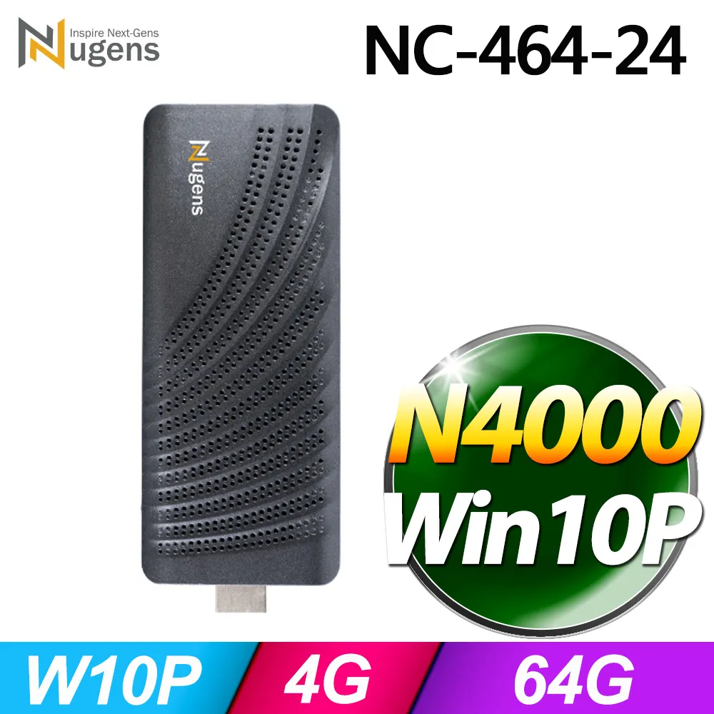 Nugens 迷你電腦棒 (N4000/4G/64GB/W10P) 歷史價格詳細信息
