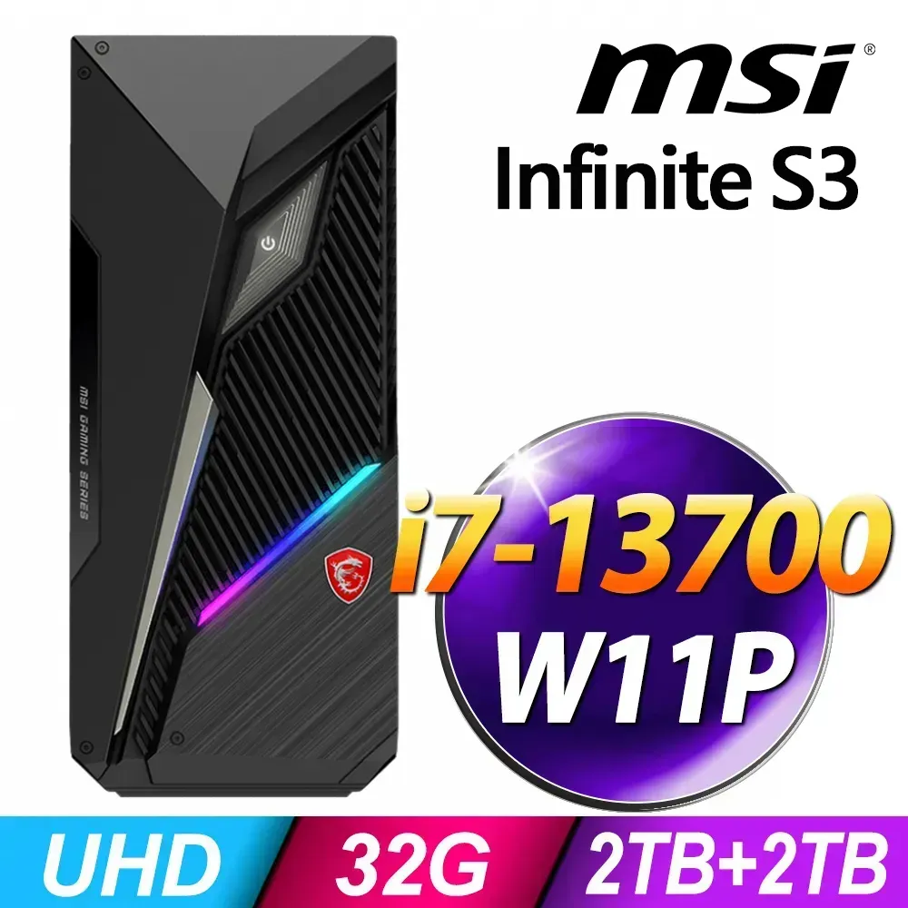MSI Infinite S3 13SI-641TW (i7-13700KF/32G/2TSSD+2TB/RTX4070TI_12G/W11P) 歷史價格詳細信息
