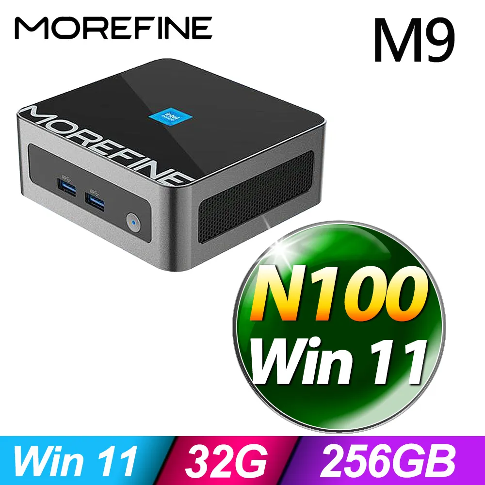MOREFINE M9 迷你電腦((N100/32G/512G SSD/W10P) 歷史價格詳細信息
