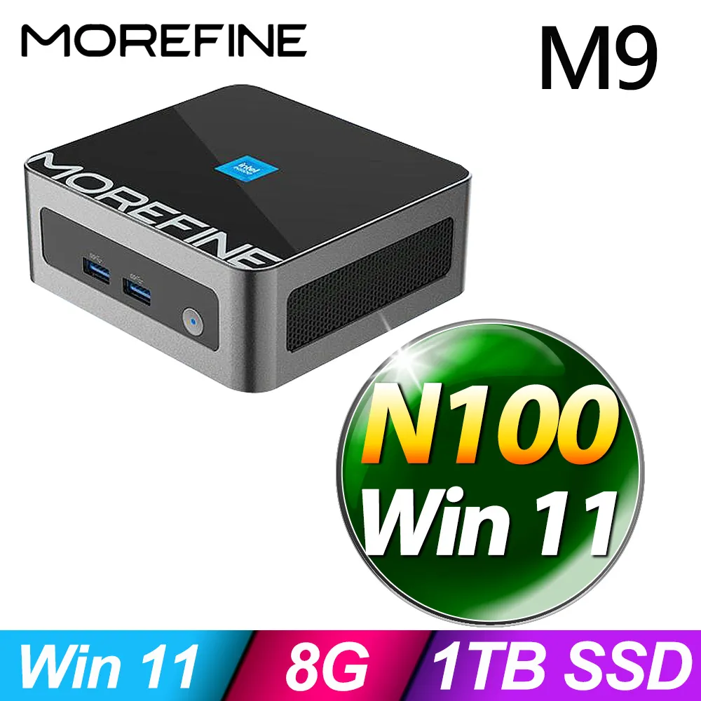 MOREFINE M9 迷你電腦(N100/8G/512G SSD/W10P) 歷史價格詳細信息