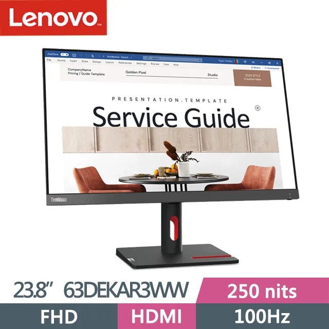 【Lenovo】S24i-30 24型顯示器(63DEKAR3WW) 歷史價格詳細信息