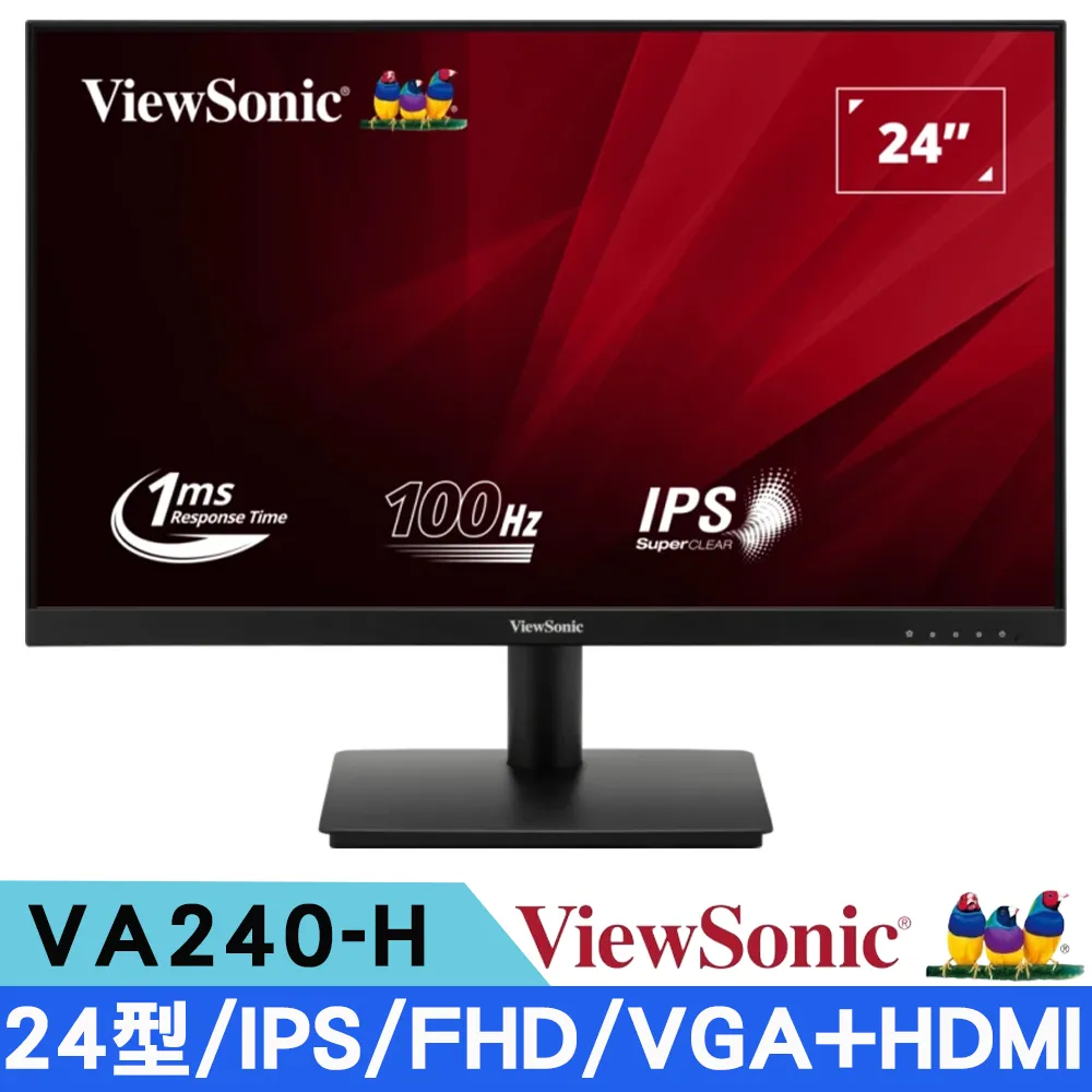 優派 ViewSonic VA2406-H 24吋 Full HD 護眼顯示器 歷史價格詳細信息