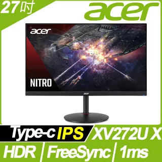 (福利品)acer XV272U V HDR400 廣視角電競螢幕(27吋/2K/170hz/0.5ms/IPS) 歷史價格詳細信息