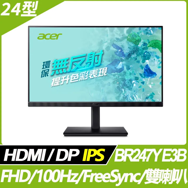 Acer BR247Y E3 抗閃無邊框螢幕(24型/FHD/100Hz/4ms/IPS) 歷史價格詳細信息