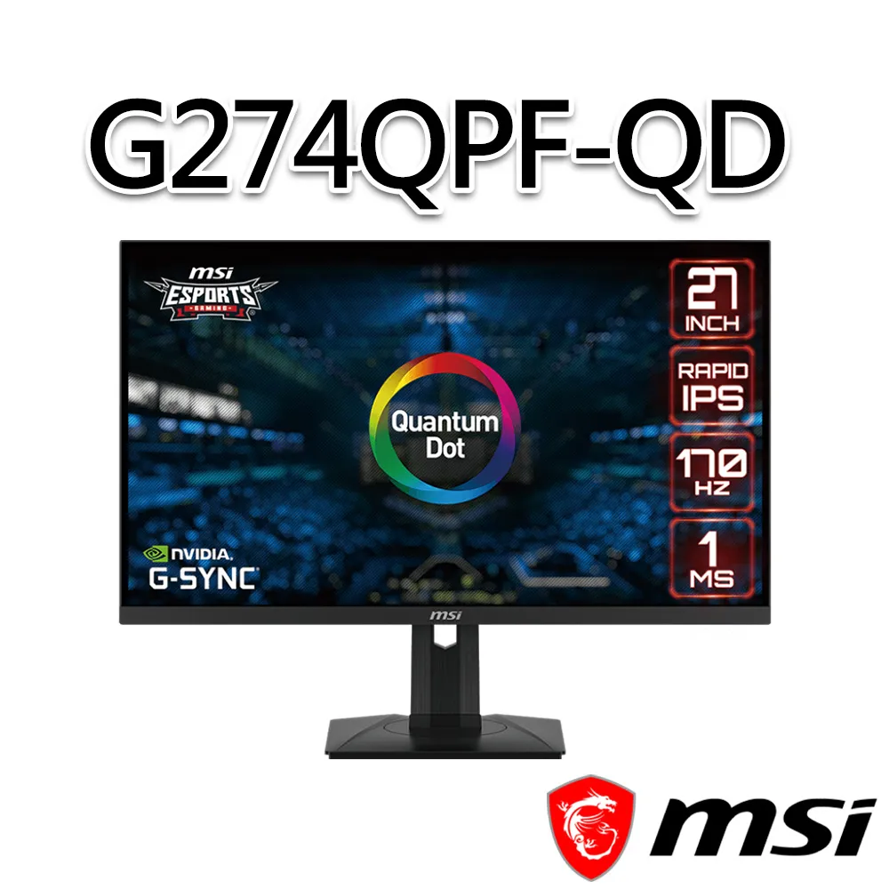 MSI 微星 G274QPF-QD 27型 WQHD 170Hz 1ms電競螢幕-專案促銷 歷史價格詳細信息