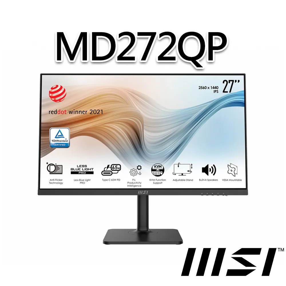 msi微星ModernMD272QP 2K IPS平面螢幕 27吋WQHD/75Hz/有喇叭/黑色 現貨 廠商直送 歷史價格詳細信息