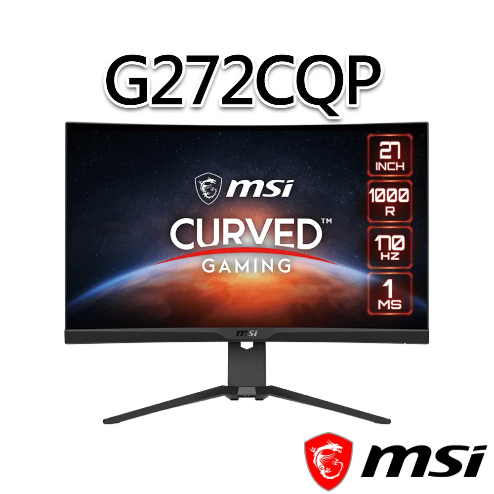 MSI微星 G272CQP 27吋 電競螢幕 1000R曲面/1ms/VA/170Hz/原價屋【活動贈】 歷史價格詳細信息