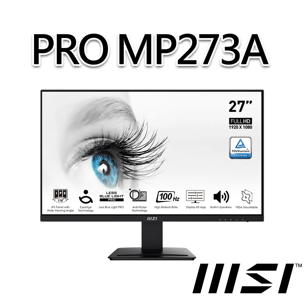 MSI 微星 PRO MP273AP 27吋 電腦螢幕/IPS/1ms/100Hz/可升降旋轉【GAME休閒館】 歷史價格詳細信息