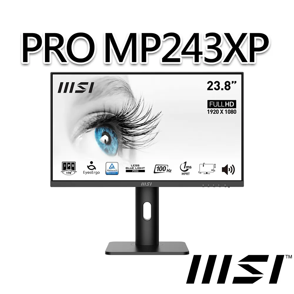 msi微星 PRO MP243X 23.8吋 螢幕 歷史價格詳細信息