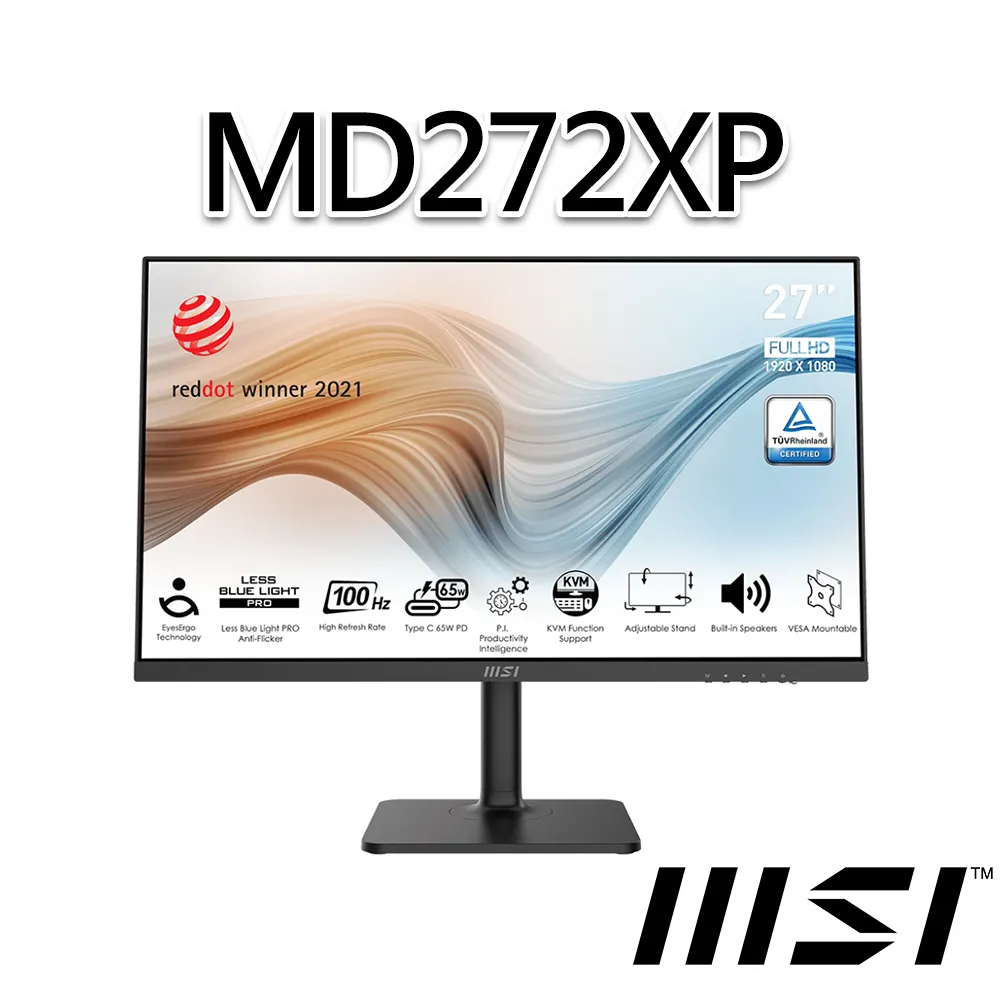 MSI 微星 Modern MD272XPW 27吋 商務螢幕 IPS/可升降/可旋轉/100Hz/白色 歷史價格詳細信息