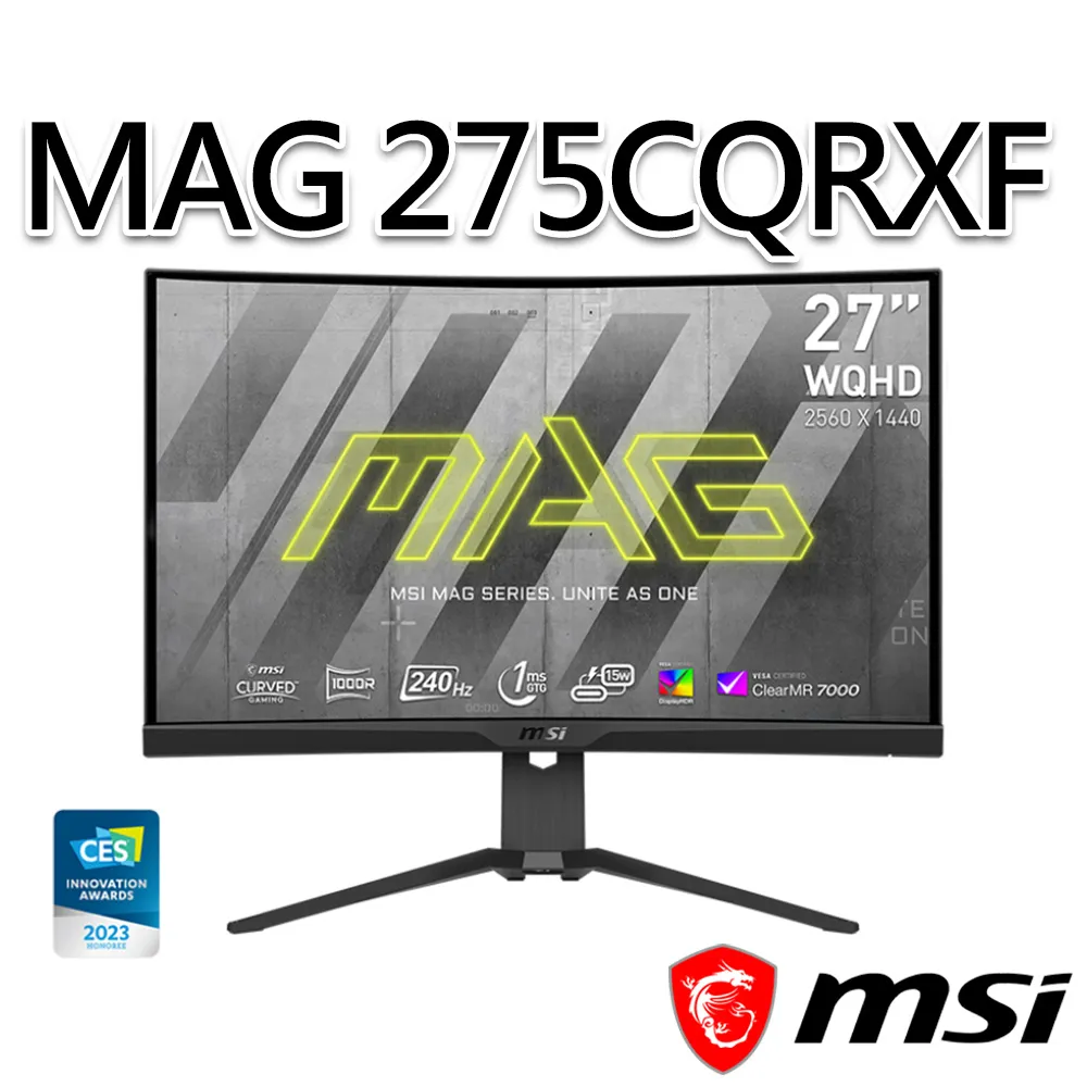 【MSI 微星】MAG 275CQRXF 27型 VA 2K 240Hz 曲面電競螢幕(WQHD/Type C/Adaptive sync/1ms/HDR400/1000R) 歷史價格詳細信息