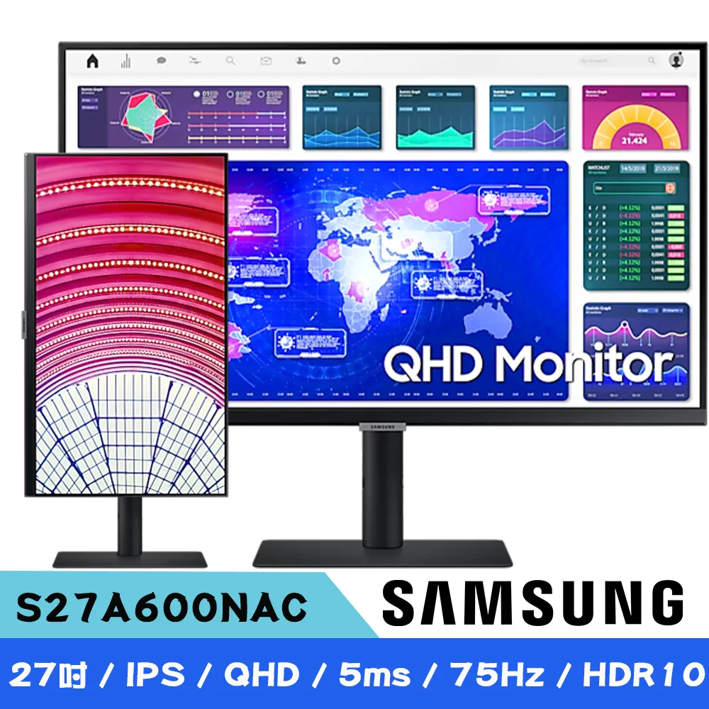 SAMSUNG 27吋 S6 QHD 高解析度平面螢幕顯示器 (ENERGY STAR) S27A600NAC 歷史價格詳細信息