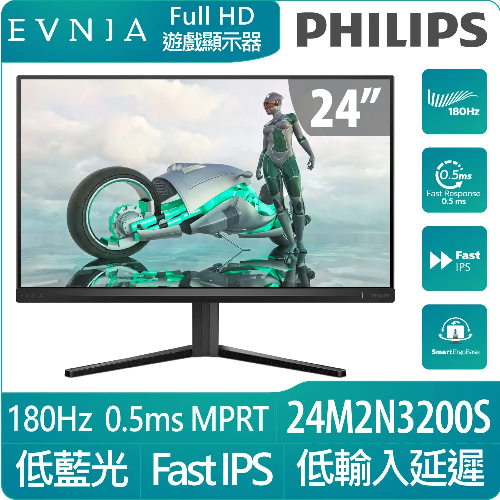 PHILIPS 24M2N3200L HDR電競螢幕(24型/FHD/180Hz/0.5ms/IPS) 歷史價格詳細信息