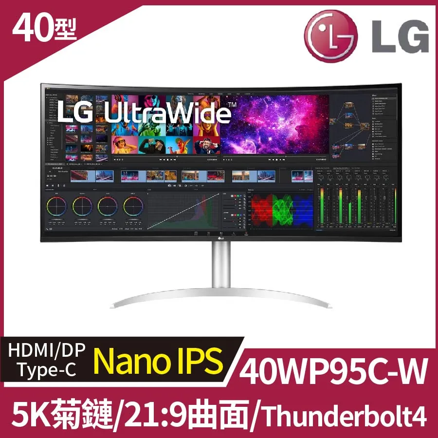 LG UltraWide 40WP95C-W HDR10多工電競螢幕(40型/5120*2160/21:9/5ms/NanoIPS/HDMI/DP/Thunderbolt) 歷史價格詳細信息