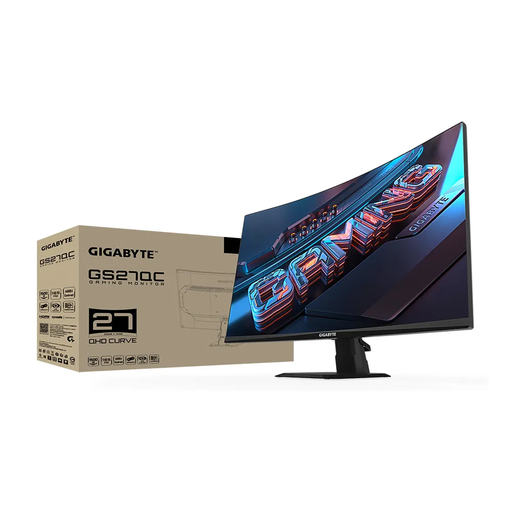【GIGABYTE 技嘉】GS27QC 27型 VA 2K 165Hz 曲面電競螢幕(1500R/TUV護眼/HDR/FreeSync) 歷史價格詳細信息
