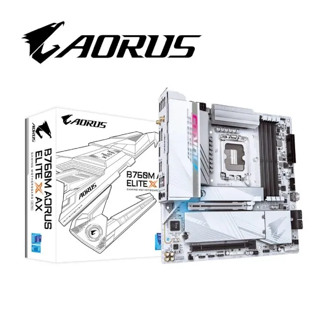 技嘉 B760M AORUS ELITE X AX 主機板+威剛 D5 16G*2/5600 Lancer 白 記憶體(M+D5R 組合包) 歷史價格詳細信息