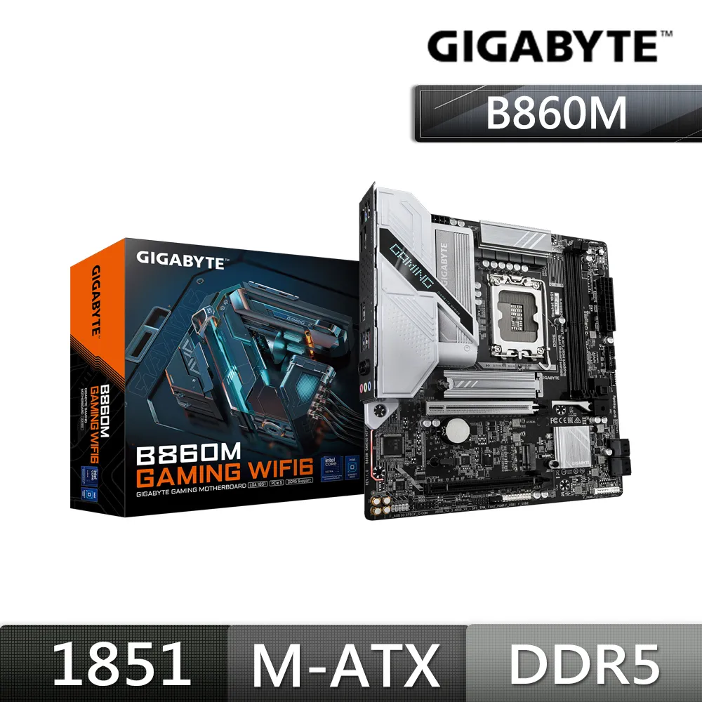 技嘉GIGABYTE B860M GAMING WIFI6 Intel 主機板 價格比較,價格查詢,歷史價格詳細信息